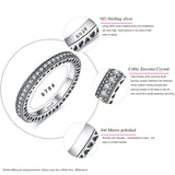 STARY ETERNITY  925 Sterling Silver With Austria Cubic-Zirconia