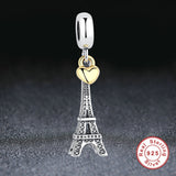 Cuerio's Silver Eiffel Tower Charm