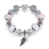 Angel's Wing Charm Bracelet
