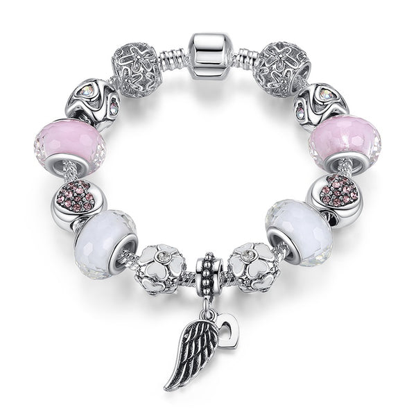Angel's Wing Charm Bracelet